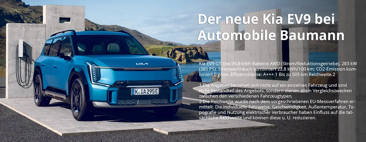 Der neue Kia EV9 bei Automobile Baumann in Dorsten