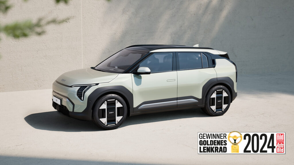 Kia EV3 ist Gewinner des Goldenen Lenkrads 2024